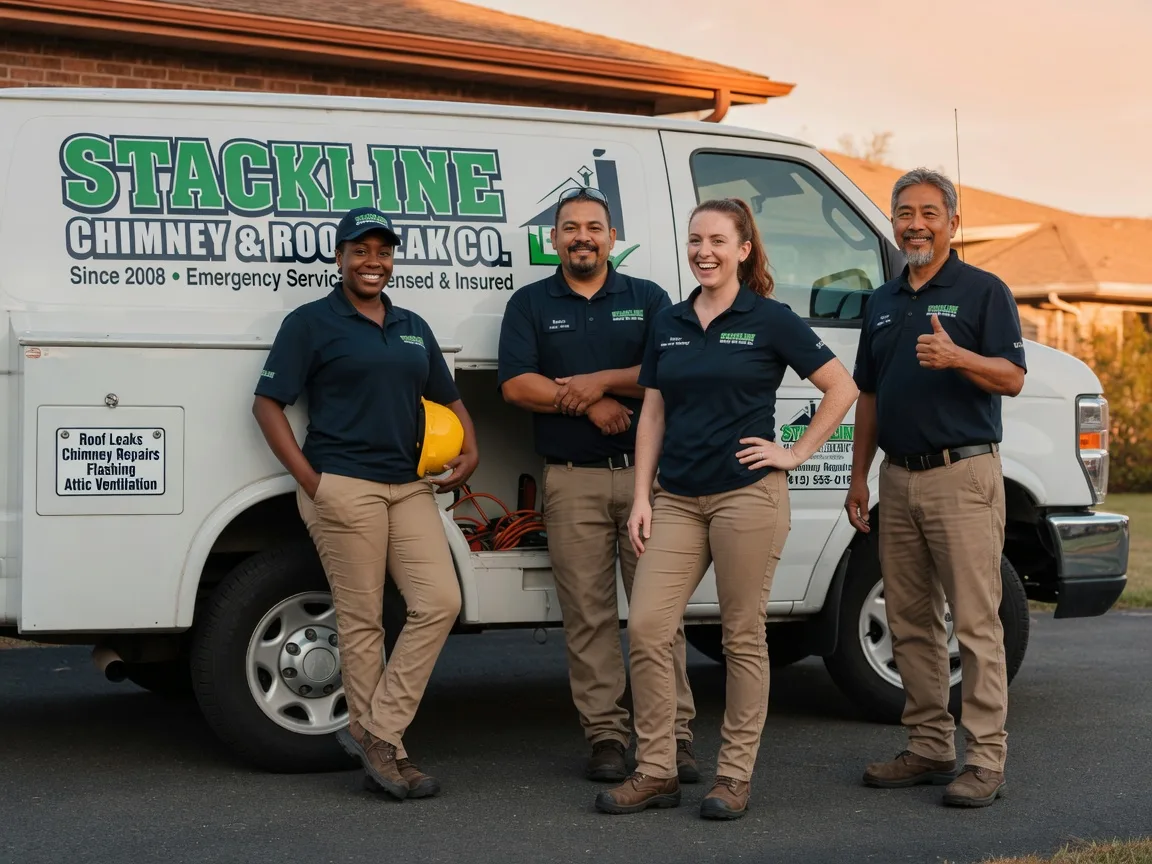Chimney flashing repair company in New Bedford, IL